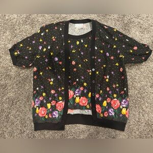 Vintage 90s Blair floral blouse Women’s Medium Grandma